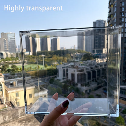 Stackable Acrylic Display Case for ETB & Booster Box – 5mm Thick Clear Magnetic Closure Protective Case for Pokemon Elite Trainer Box, Trading Cards, Collectibles & Sports Memorabilia