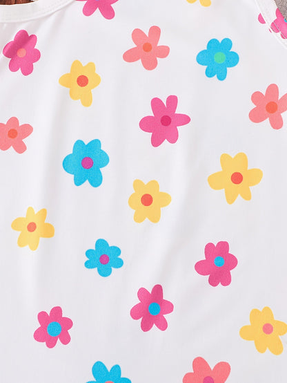 Baby Girl Floral Romper - Spring