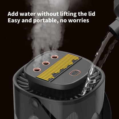 Large Capacity Desktop Humidifier with Night Light – 101oz 3-Nozzle USB Rechargeable Cool Mist Humidifier for Bedroom, Office, Dorm & Home, Quiet Air Humidifier with LED Night Light, Holiday Gift