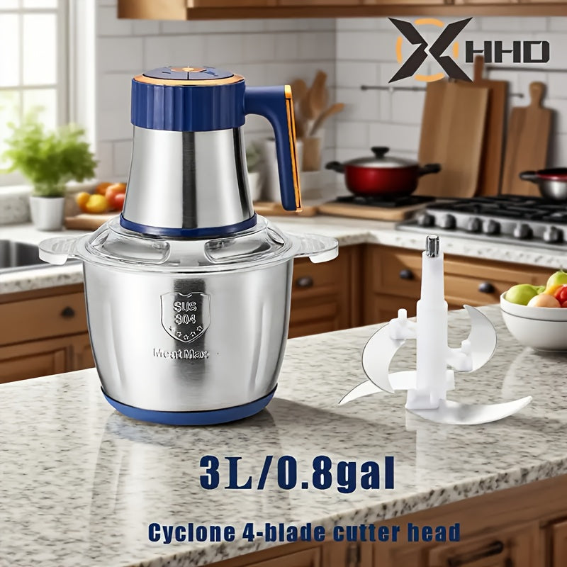Electric Meat Grinder 5L 5-Speed – Large Capacity Stainless Steel Food Processor, Blender & Filling Machine for Meat, Garlic, Chili & More