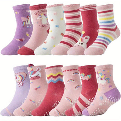 Kids' Colorblock Baby & Kids Socks - 12-Pair Pack