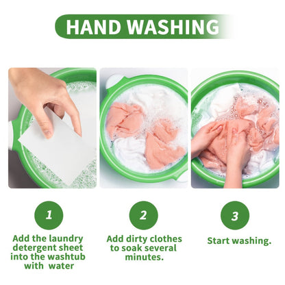 Laundry Detergent Sheets 85 Sheets 170 Loads – Liquid-Free Eco Laundry Strips, No Plastic Jug, Fresh Linen Scent, HE & Standard Washer Compatible