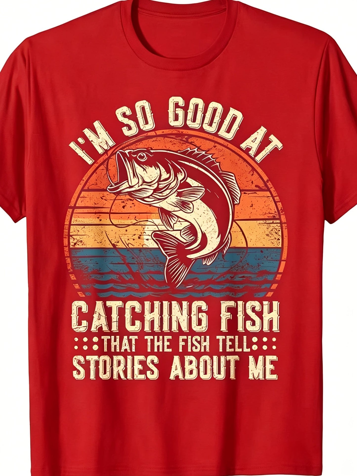 Men's Graphic T-Shirt - Crew Neck Short Sleeve Travel Style 972261