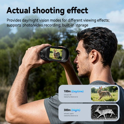 Night Vision Goggles 2K Ultra HD – 5W IR Binoculars with 2.8" IPS Screen, 10X Optical Zoom, 2600ft Range & 2000mAh Rechargeable Battery | Hunting, Camping, Security & Surveillance