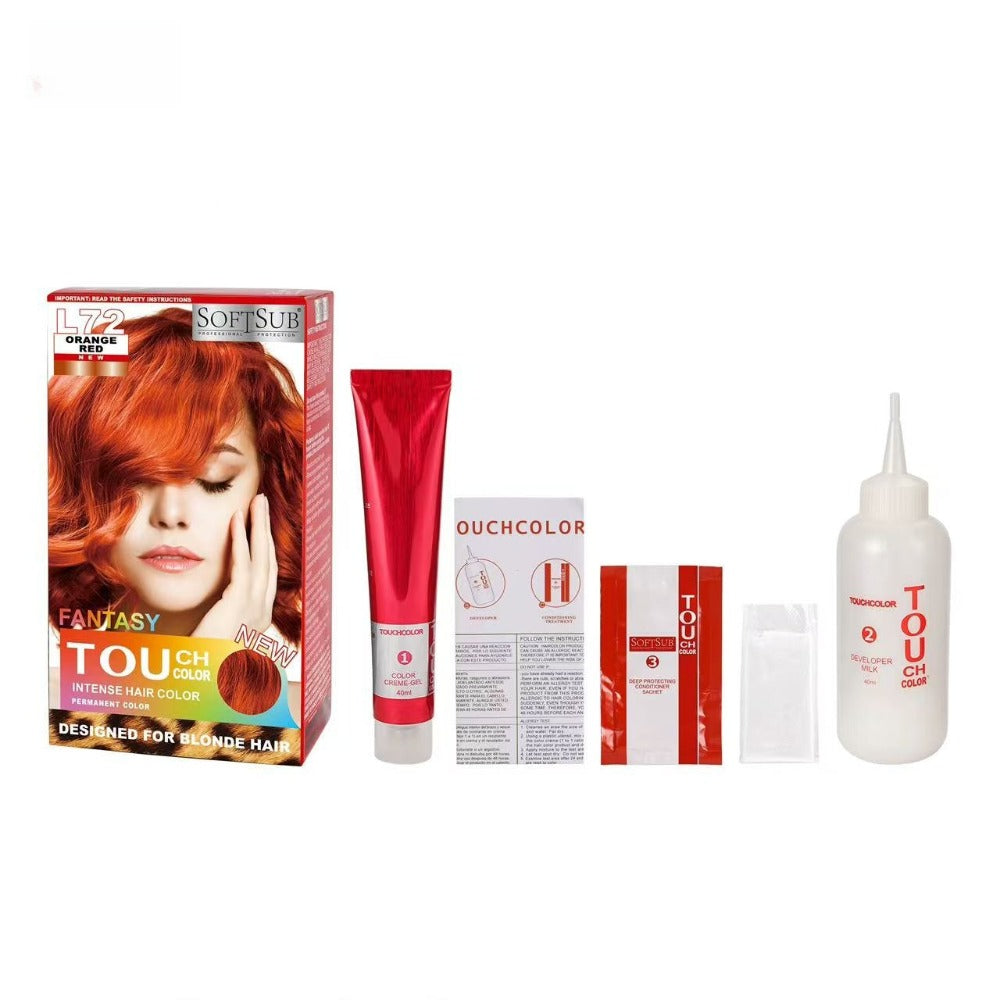 Permanent Hair Dye 20 Vivid Colors Long-Lasting Bright Color for Home Use | Easy Application Full Coverage | Black Brown Pink Purple Blue Red Orange Green & More