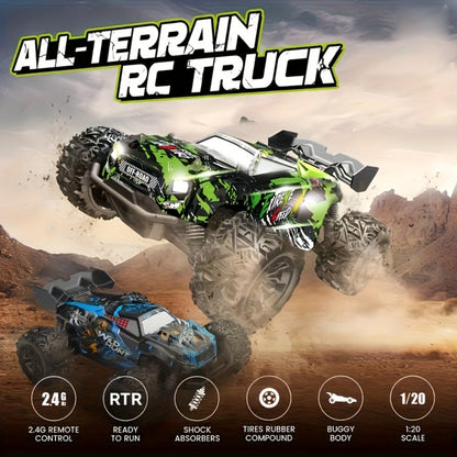 RC Climbing Car for Kids 3+ Full Proportional Drift 4WD Off-Road – Large High Speed Tank Style Remote Control Truck Toy Indoor Outdoor Birthday Christmas Holiday Gift Boys Children Mixed Color