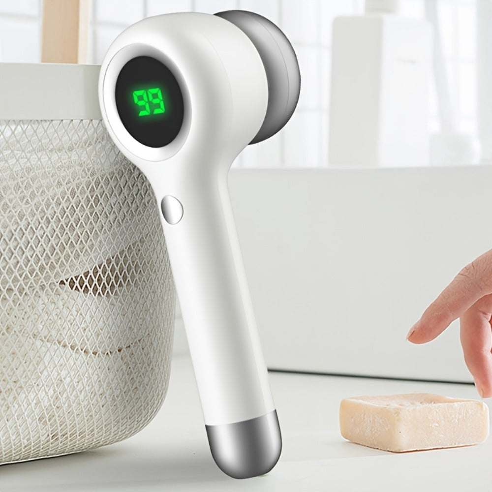 Electric Foot Callus Remover Kit USB Rechargeable with 3 Interchangeable Heads, 2 Speeds & Built-In Dander Vacuum – Professional Pedicure Tool for Smooth Soft Feet & Cracked Heel Repair, Green White