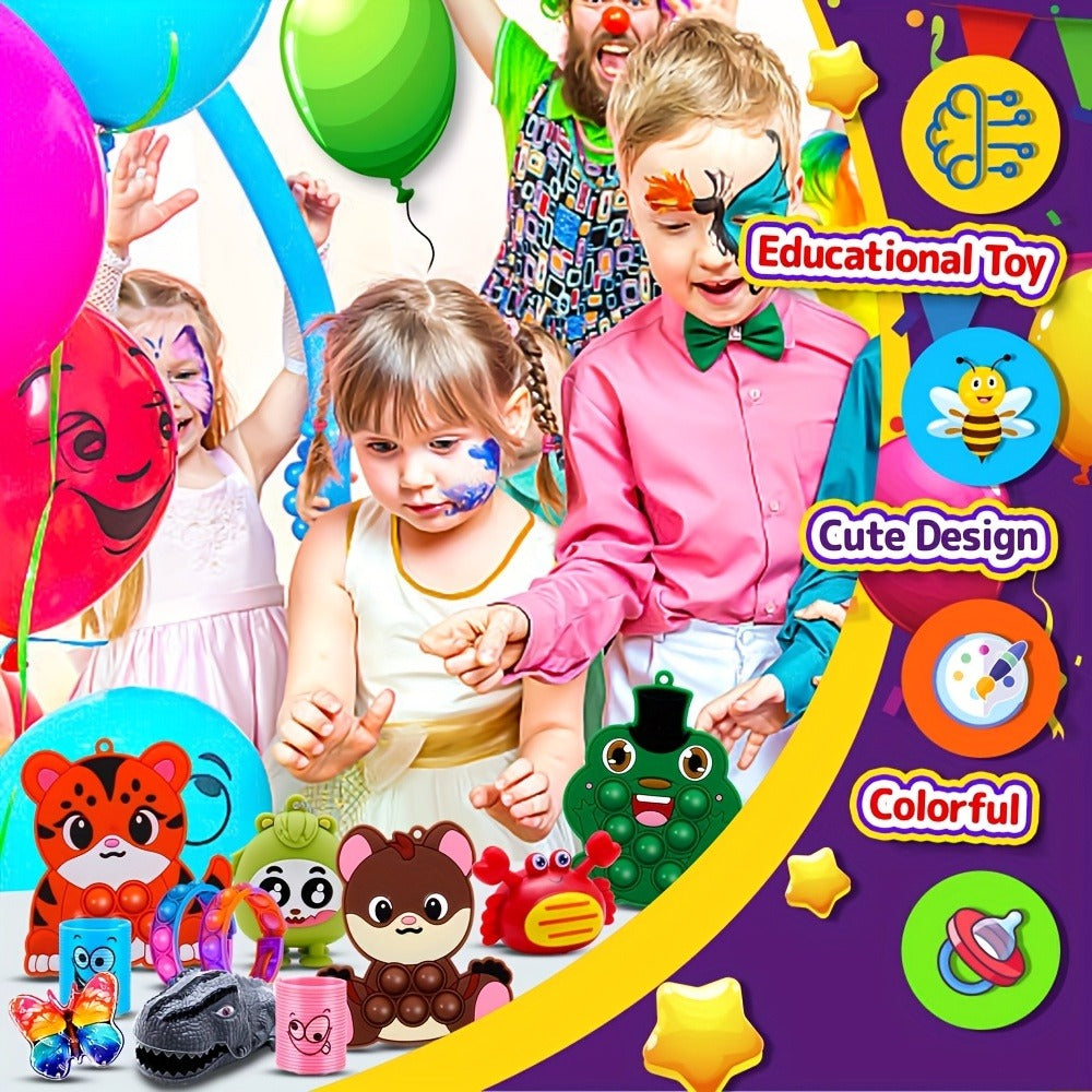 Bulk Party Favor Toys 1000-1200 Pcs – Fidget Toy Pack for Kids, Classroom Prizes, Goodie Bag Fillers, Piñata Stuffers, Carnival Rewards & Birthday Party Supplies