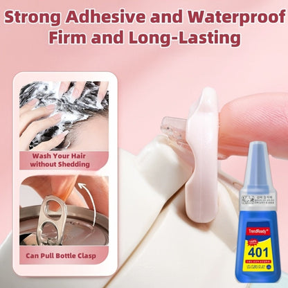 Waterproof Nail Adhesive Tabs with Nail Stickers 0.85oz Dropper Tip Bottle - Extra Strong Alcohol-Free Quick Release Long Wearing Salon Formula for Press On Nails & Nail Art Women 2 6 8 Pack Value Set
