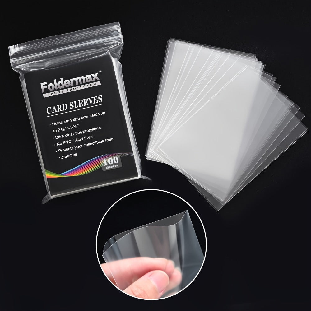 Penny Sleeves for Trading Cards 200/500/1000/2000 Pack – Premium Soft Card Sleeves for Baseball, TCG, Game Cards | Kids & Collectors Gift