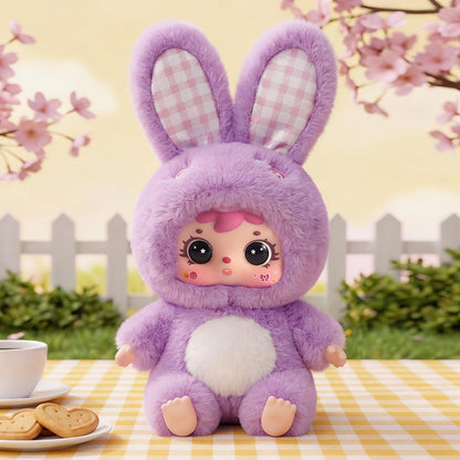 Kawaii Plush Keychain Charm – Cute Pet Healing Doll Rabbit Bear Stuffed Animal Bag Pendant, Random Style, Birthday Gift for Girls & Teens