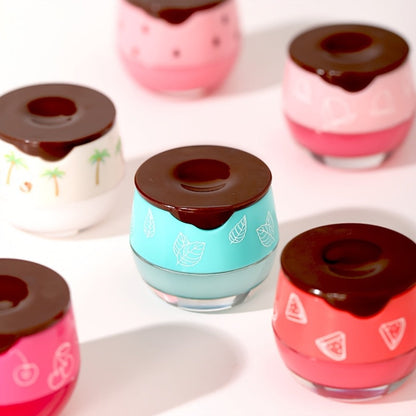 Vitamin E Lip Balm Set 8 Pcs Honey Pot Design — Propolis Overnight Hydration, 8 Flavors Honey Strawberry Watermelon Mint Aloe, Moisturizing Lip Treatment Gift for Women Girls & Beauty Lovers