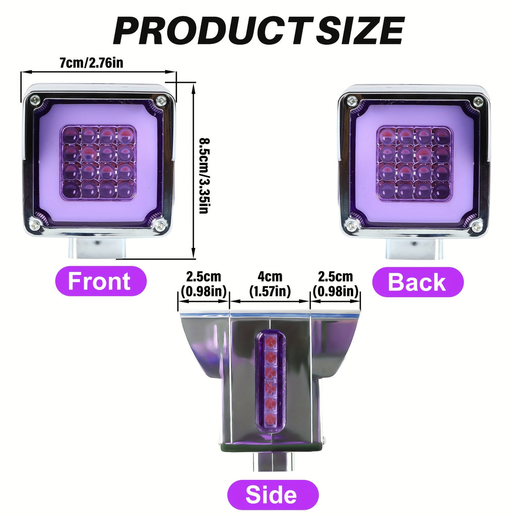 Truck Side Lights, Indicator Lights, Side Lights, LED Lights, Signal Lights, Car Lights, Square Lights