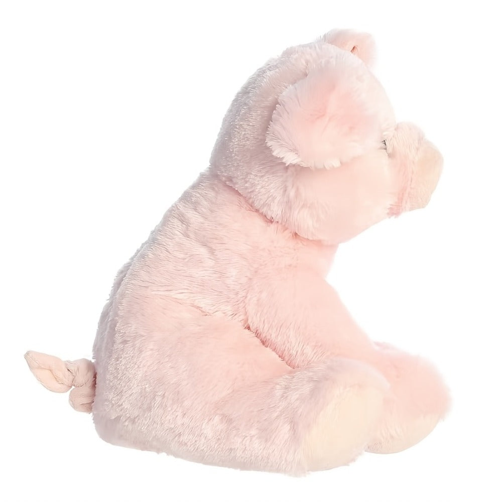 Pink Pig Plush Toy Stuffed Animal with Big Eyes – Soft Cute Doll for Baby, Toddler & Kids, Couch Throw Pillow, Birthday Gift for Girls & Nursery Decor