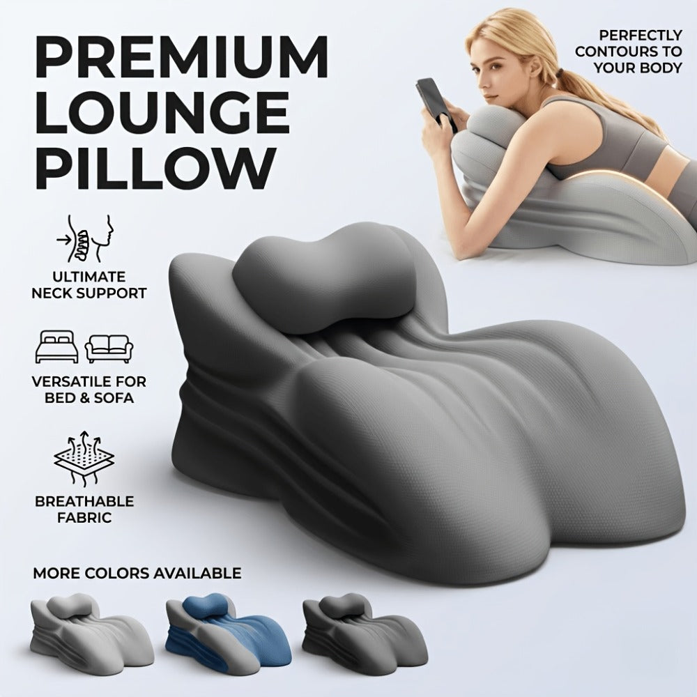 Wedge Pillow Memory Foam – Ergonomic Cervical & Lumbar Support for Stomach, Side & Back Sleepers | Breathable Removable Washable Cover, Multi-Use for Sleep, Office & Reading, Great Gift for Couples