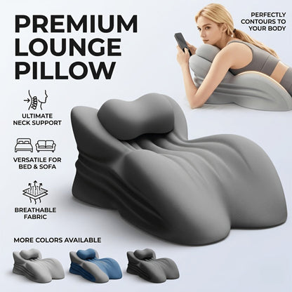 Wedge Pillow Memory Foam – Ergonomic Cervical & Lumbar Support for Stomach, Side & Back Sleepers | Breathable Removable Washable Cover, Multi-Use for Sleep, Office & Reading, Great Gift for Couples