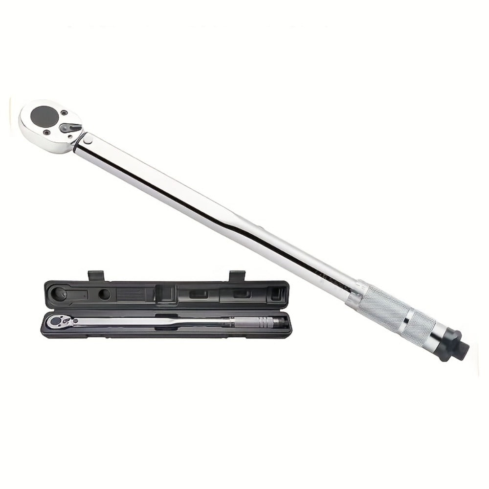 Torque Wrench Adjustable Drive 3/8" & 1/2" - Preset Click Torque Wrench for Automotive, Bike & Bicycle Maintenance, Ratchet Wrench with Dual Scale, Accurate & Durable, Gift for Husband & Car Enthusiasts