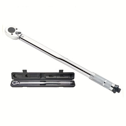 Torque Wrench Adjustable Drive 3/8" & 1/2" - Preset Click Torque Wrench for Automotive, Bike & Bicycle Maintenance, Ratchet Wrench with Dual Scale, Accurate & Durable, Gift for Husband & Car Enthusiasts