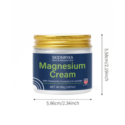 Magnesium Cream for Body Massage 2pcs - Lavender Scent, Quick Absorption, Muscle Care & Long-Lasting Moisture for Arms & Legs | All Ages | Sports & Daily Skin Care