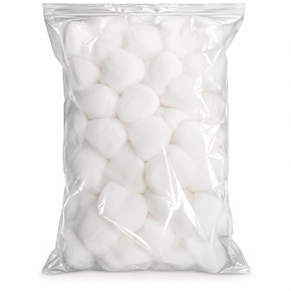 Cotton Balls 500 Count Super Jumbo Soft 100% Absorbent Premium Unscented - Makeup Removal Toner Skincare Nail Care Wound Cleaning for Sensitive Skin All Skin Types Pack of 5