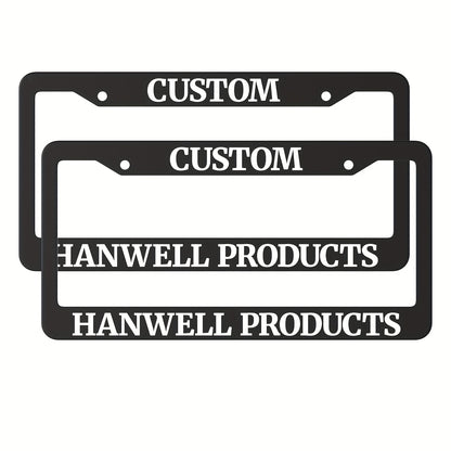 Custom License Plate Frame, Make Your License Plate Truly Unique!offering Strength And Durability to Withstand All Weather Conditions While Protecting Your License Plate.