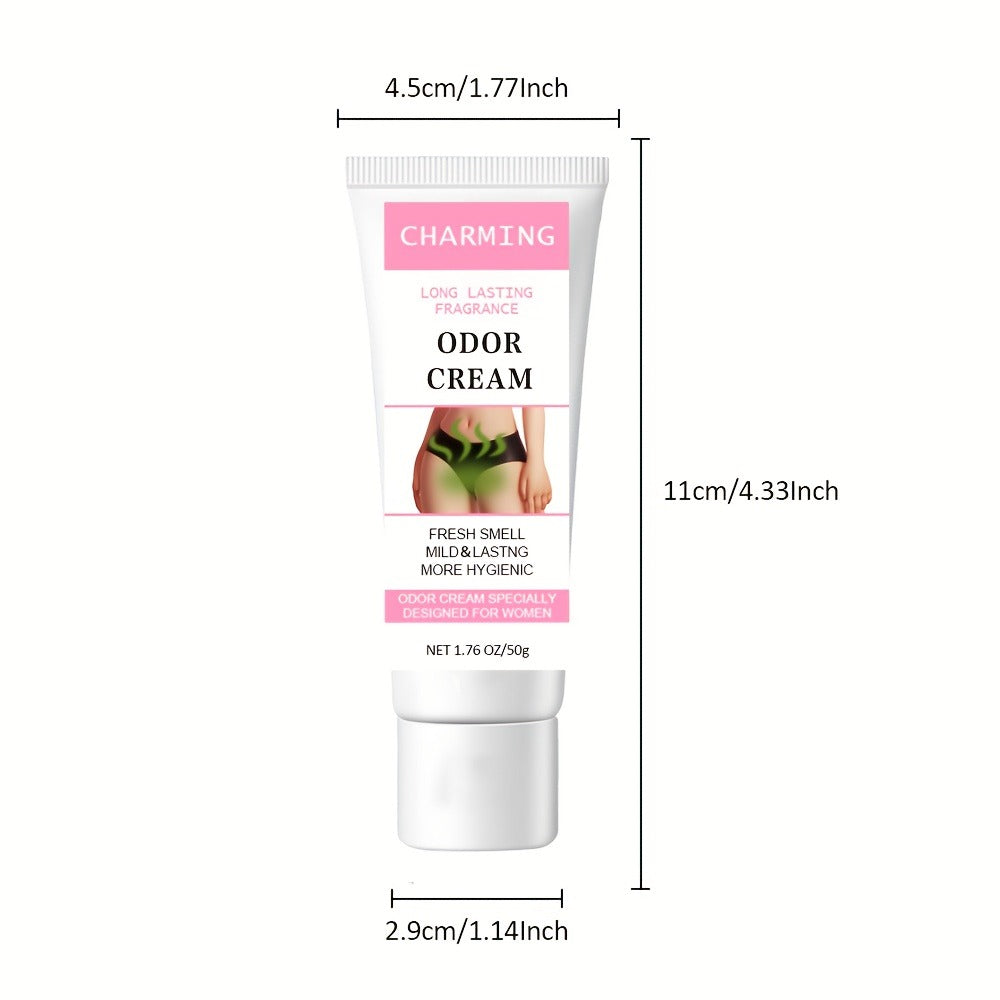 Deodorant Cream for Women Moisturizing Long-Lasting Anti-Odor Private Parts Gentle Skin-Friendly Fresh Scent All-Day Freshness Body Cream