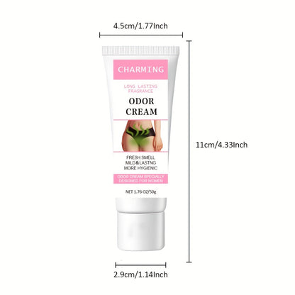 Deodorant Cream for Women Moisturizing Long-Lasting Anti-Odor Private Parts Gentle Skin-Friendly Fresh Scent All-Day Freshness Body Cream