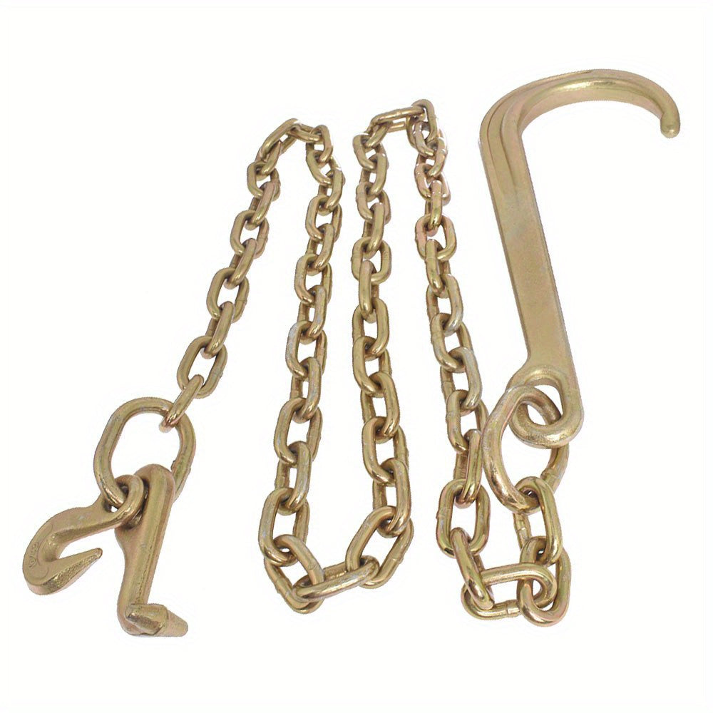 5/ 16 X 6ft Grade 70 Tow Chain 15 J Hook Mini R Hook Replacement for Recovery Wrecker Axle