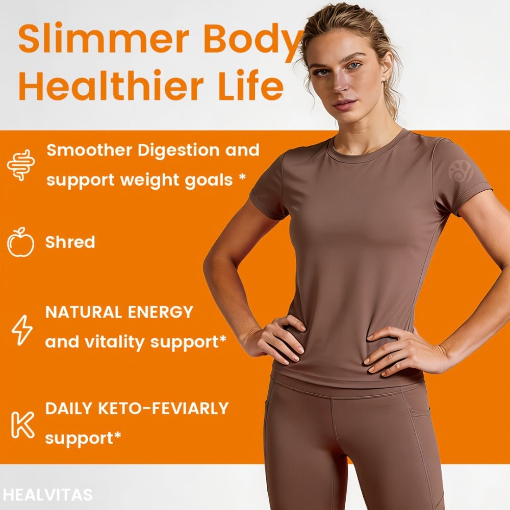 Lipo Slash 16-in-1 Weight Loss Liquid Drops for Women & Men with BHB Ketones Berberine Turmeric Apple Cider Vinegar Probiotics Cinnamon – Gut Health Curb Cravings Hunger Balance Orange Flavor