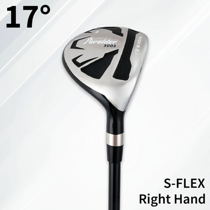 Golf Hybrid Club for Men | Right Hand, Carbon Fiber Shaft, 17°/20°/23°/26° Loft, S/R Flex – Max Distance & Forgiveness