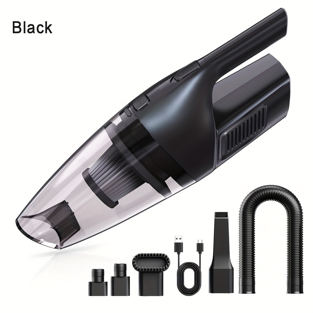 Wireless Convenient Handheld Car Vacuum Cleaner, Powerful Suction Kitchen Floor Cleaning Supplies, USB Charging Mini Cleaning Dust Collector, Suitable For Cars, RV, Home, Office, Industrial Sites And Other Gap Tools