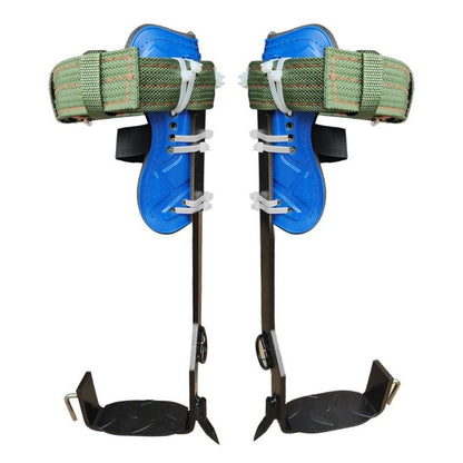 Tree Climbing Spikes Gear Set with Ankle Straps Portable Climbing Tools for Tree Maintenance Fruit Harvesting Hunting Observation Outdoor Work
