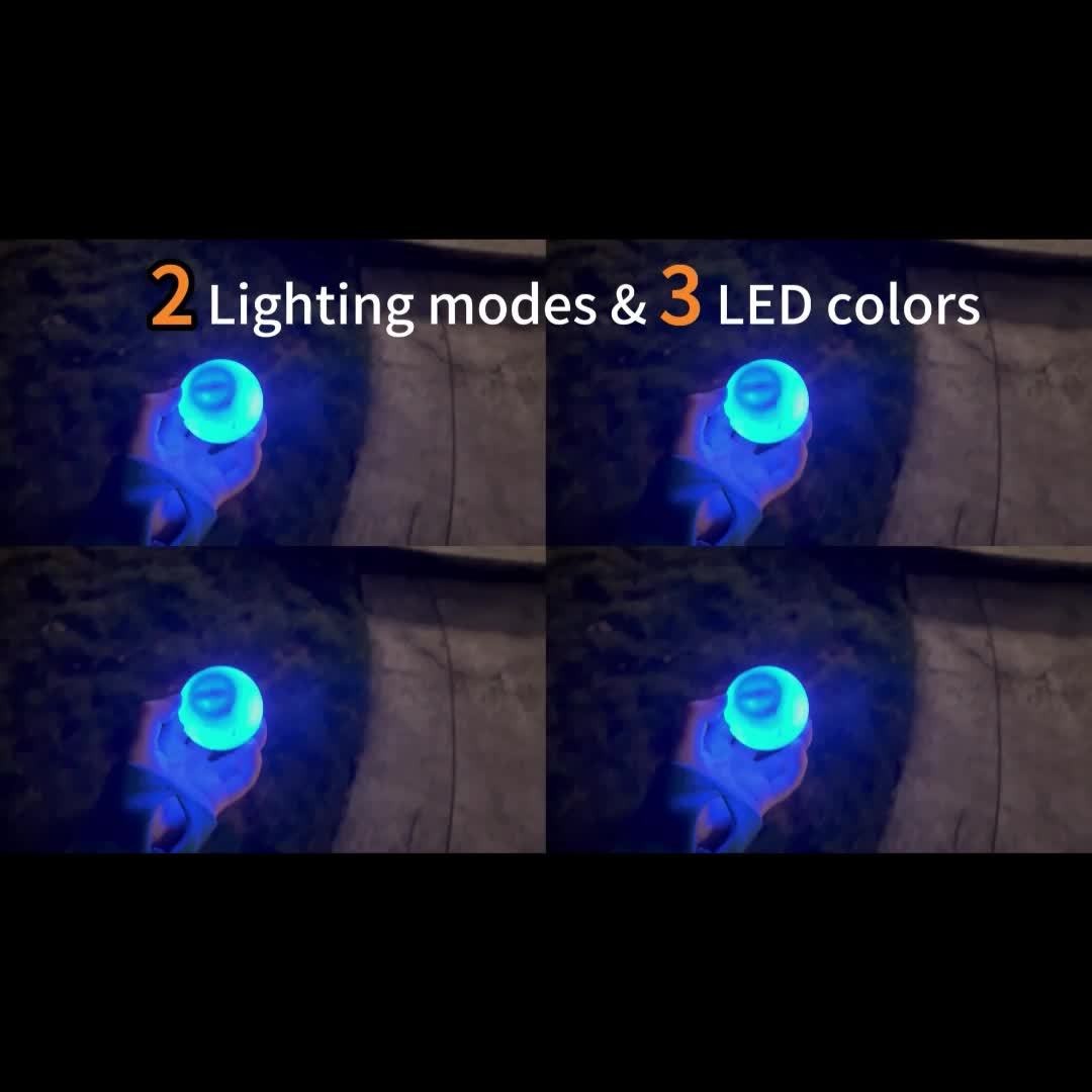 LED Light Up Dog Ball Toy Glow in the Dark - USB Rechargeable Motion-Activated Glowing Fetch Ball for Small Medium Dogs, 2.5 Inch Durable Night Play Interactive Toy, Safe Low Voltage