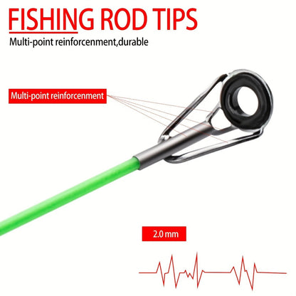 Baitcasting Rod and Reel Combo Set – Medium-Fast Action Telescopic Fishing Rod with Line, Lures, Accessories Box & Carry Bag, Ambidextrous Design for Beginners