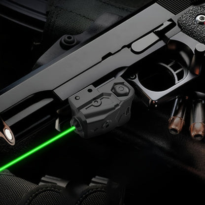 Green Laser Sight USB-C Rechargeable - Picatinny Rail Dot Sight with Vibration-Resistant Lock, 532nm Class IIIA, for Hunting, Competition & Tactical Use