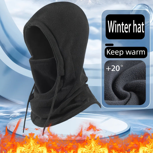 Thermal Knit Beanie for Men – Fleece Lined Skull Cap, Stretchable Soft Winter Hat for Cold Weather, 2-Pack