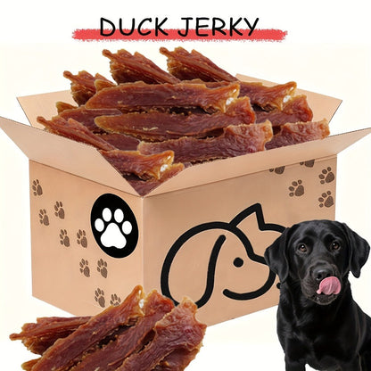 Duck Jerky Dog Treats Bundle High Protein Chews Grain Rawhide Free Daily Snacks for Small Medium Large Breeds Duck Lovers Dried Meat Bites Duo