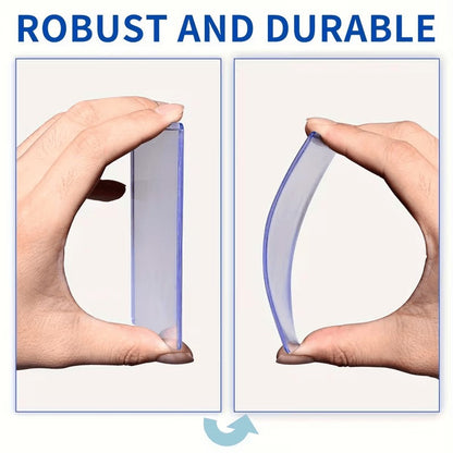 Card Protector Sleeves Top Loading PVC 50 or 100 Pack Waterproof Scratch Bend Moisture Resistant Durable Card Sleeves for TCG Gaming Baseball Football Sports Cards Star Photo Cards Storage and Organization