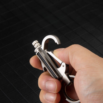 Permanent Match Flint Fire Starter 2-Pack – Waterproof Metal Keychain Lighter EDC with Bottle Opener