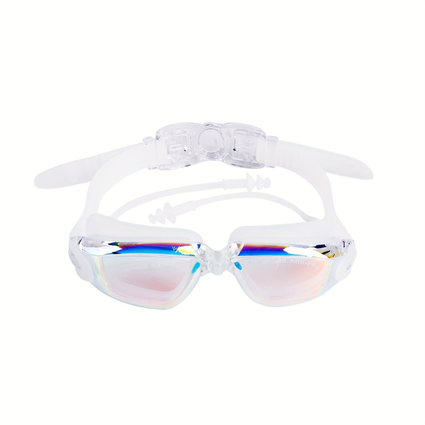 Anti-Fog Swimming Goggles for Adults – HD Clear Vision, Waterproof Silicone, Adjustable Strap, UV Protection for Pool & Outdoor Sports (4pcs)