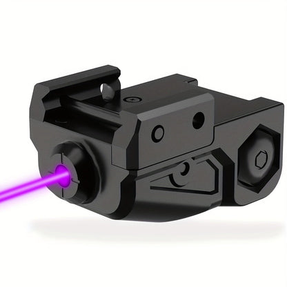 Pistol Laser Sight Ultra Compact Red Green Purple Laser for Guns with Type-C Charging – Universal 20mm Picatinny Rail Mount, Ambidextrous ON/OFF Switch, Left & Right Hand Compatible