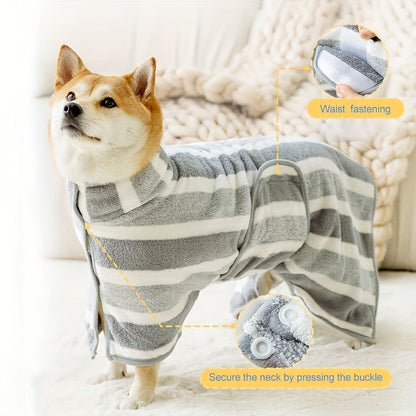 Microfiber Pet Towel Quick-Dry Super Absorbent Dog Bath Towel for Bathing Swimming Beach Outdoor S M L Gray Soft Lightweight Dog Grooming Towel