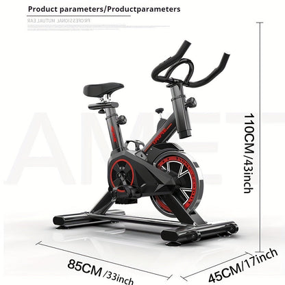 Indoor Spinning Exercise Bike – Ultra-Quiet Home Cycle