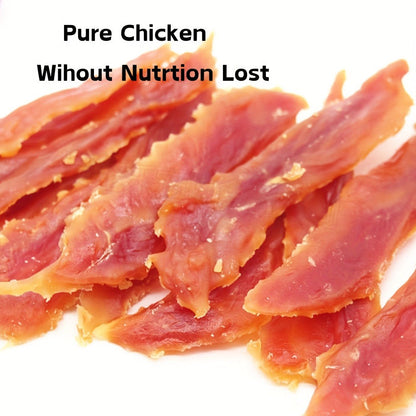 Chicken Jerky Dog Treats Real Pure Chicken Duck High Protein Low Fat Long Lasting Chews Healthy Digestible Training Reward Snack 200g 400g All Breeds