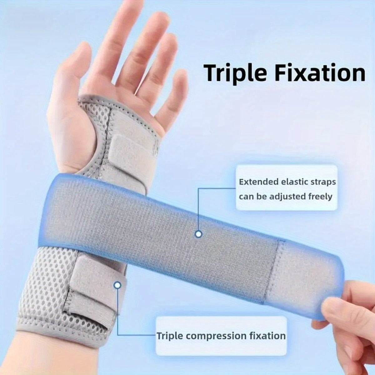Carpal Tunnel Wrist Brace 2-Pack – Left & Right Hand Adjustable Compression Night Support Splint | One Size Fits All Wrist Stabilizer for Carpal Tunnel Syndrome, Tendonitis & Arthritis Relief