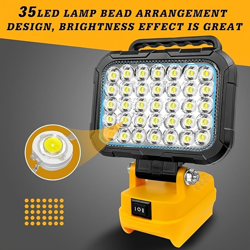 Waterproof LED Work Light – Dewalt / Makita / M18 Battery