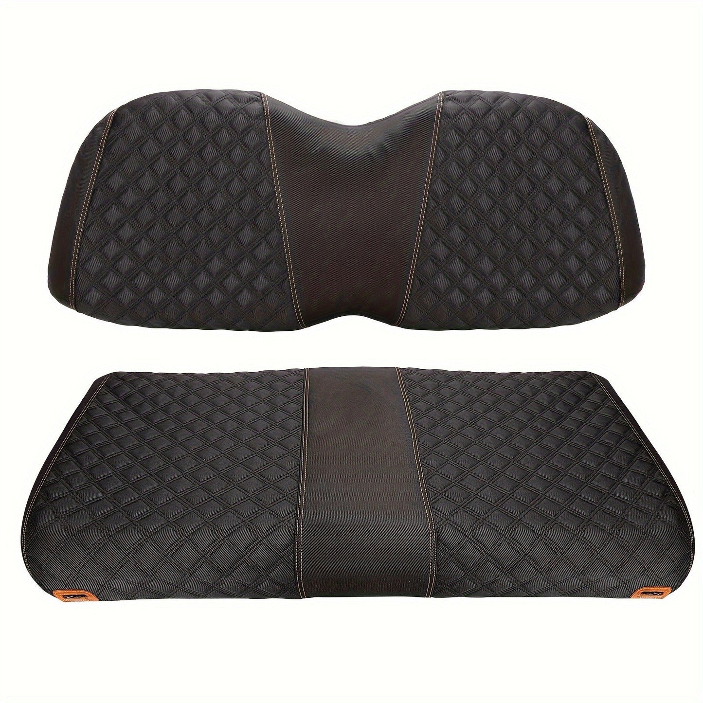 Golf Cart Seat Covers for Club Car Precedent Front Seat 1680D Oxford Cloth No Drilling Required Breathable Washable Air Dry Soft Protective Seat Kit