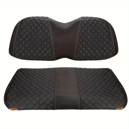 Golf Cart Seat Covers for Club Car Precedent Front Seat 1680D Oxford Cloth No Drilling Required Breathable Washable Air Dry Soft Protective Seat Kit
