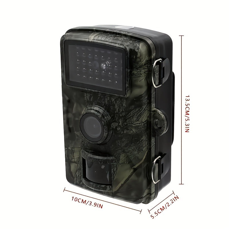 Trail Camera 48MP Night Vision Wildlife Camera, 1296P HD, 120° Wide Angle, 0.2s Fast Trigger, IP66 Waterproof, Motion Activated, IR Night Vision Up to 33ft, Game Camera for Hunting & Outdoor Surveillance
