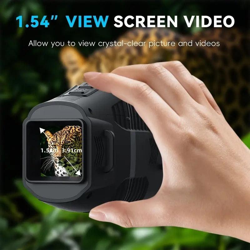 Infrared Night Vision Monocular – HD 1080P / 4K Ultra HD | USB Rechargeable Digital Night Vision Scope | 8x28mm Telescope Camera for Hunting Camping Wildlife Observation Night Photography